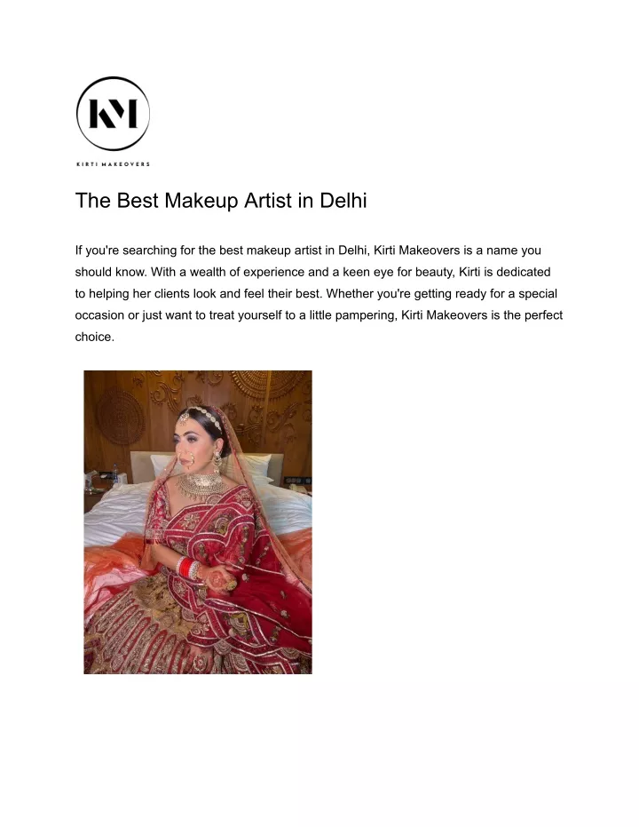 the best makeup artist in delhi