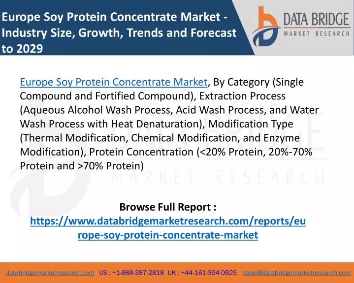 europe soy protein concentrate market industry