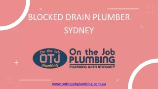 Blocked Drain Plumber Sydney 1
