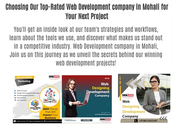 choosing our top rated web development company