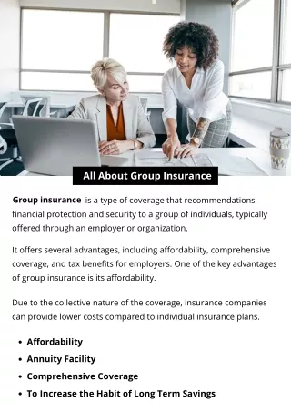 All About Group Insurance