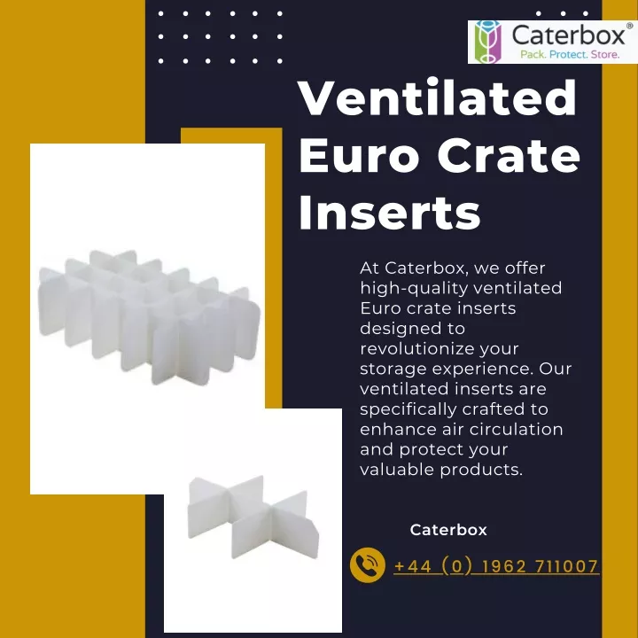 ventilated euro crate inserts