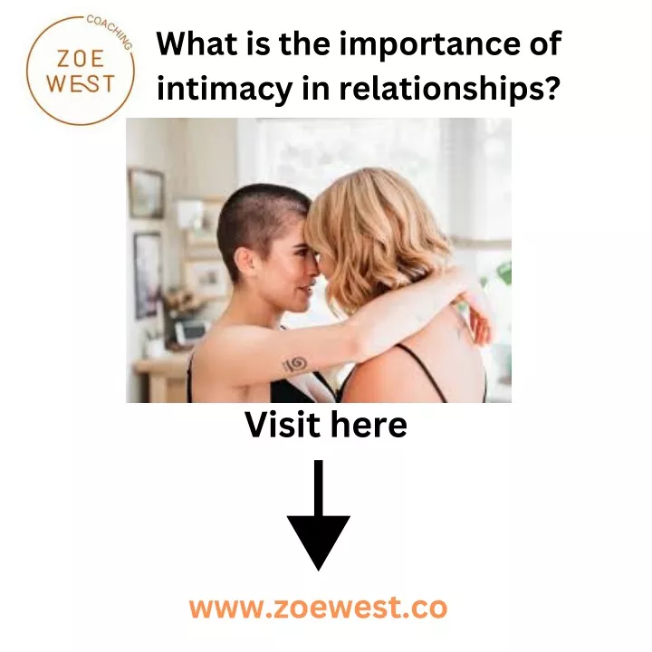 what is the importance of intimacy