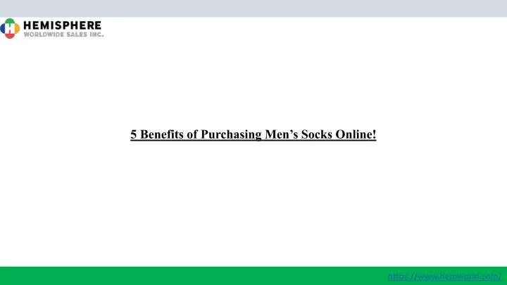 5 benefits of purchasing men s socks online