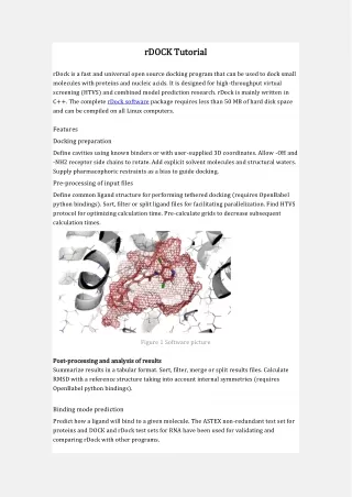 rDOCK Tutorial