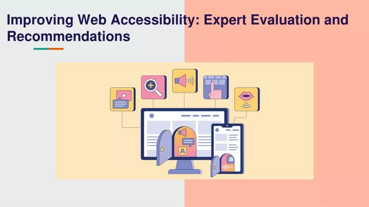 improving web accessibility expert evaluation and recommendations