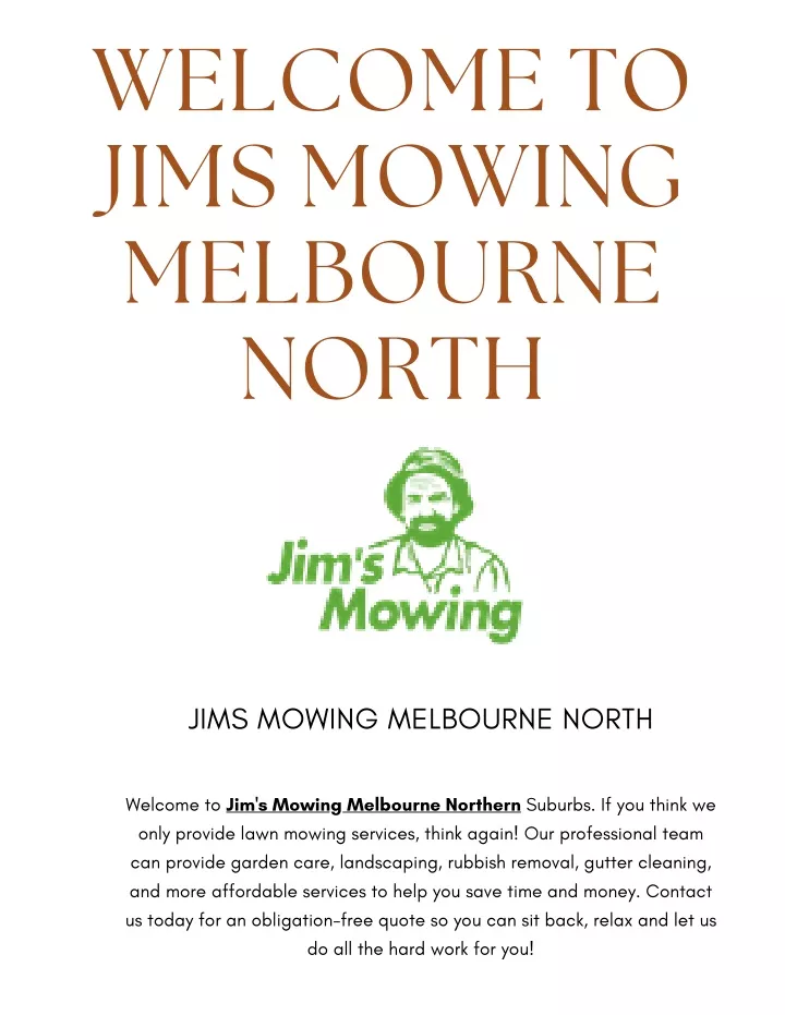 welcome to jims mowing melbourne north