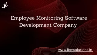 Employee monitoring software development company