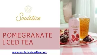Iced tea from Soulstice: The Ideal Summer Drink