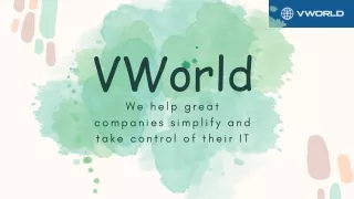 vworld we help great companies simplify and take