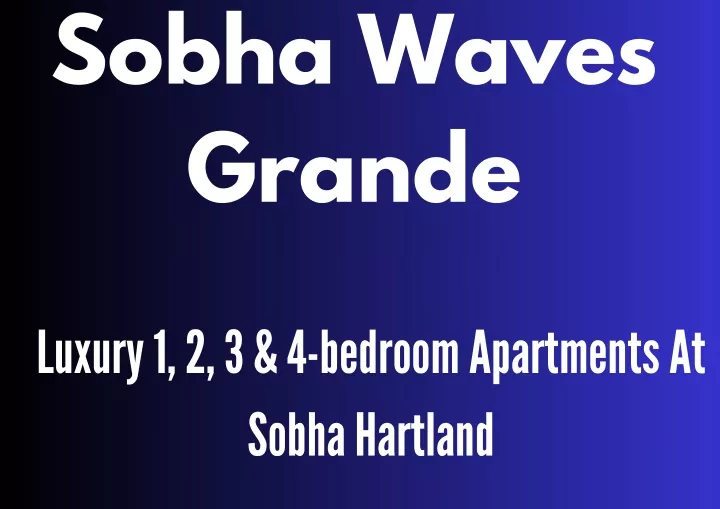 sobha waves grande