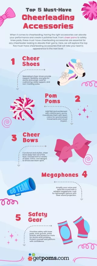 Top 5 Must-Have Cheerleading Accessories