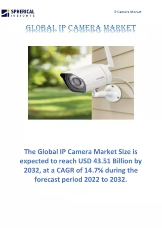 Global IP Camera Market