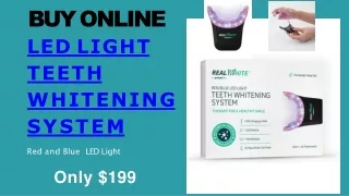 Online Buy LED light Teeth Whitening System Kit Shop at Price $199