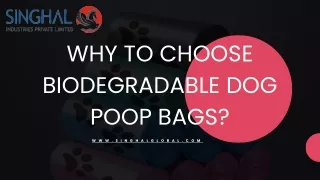 Why to Choose Biodegradable Dog Poop Bags?