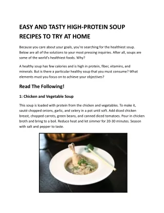 EASY AND TASTY HIGH-PROTEIN SOUP RECIPES TO TRY AT HOME.docx