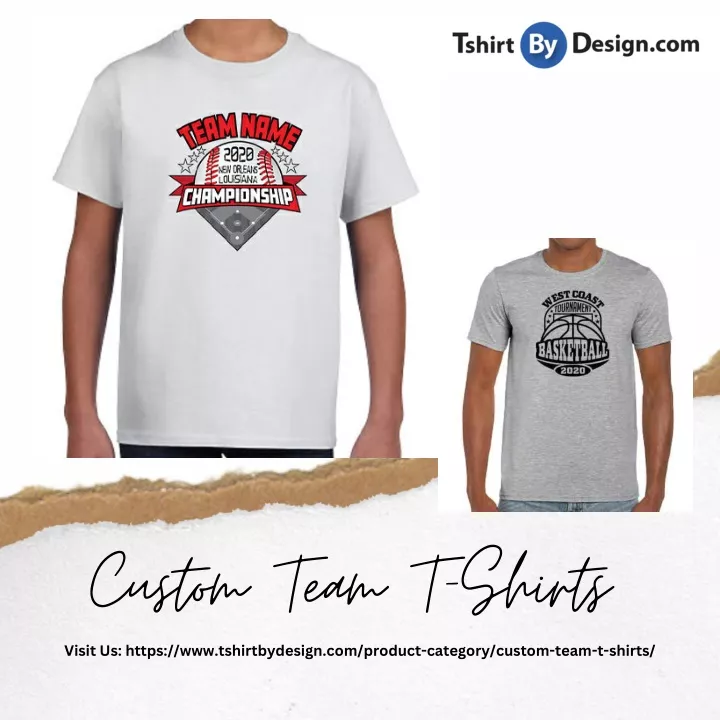 custom team t shirts