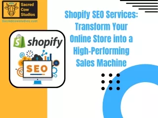 Shopify SEO Services: Transform Your Online Store into a High-Performing Sales