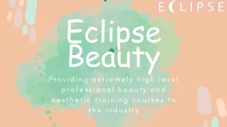 Dermaplaning Course in London - Eclipse Beauty
