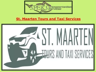 St. Maarten Tours and Taxi Services
