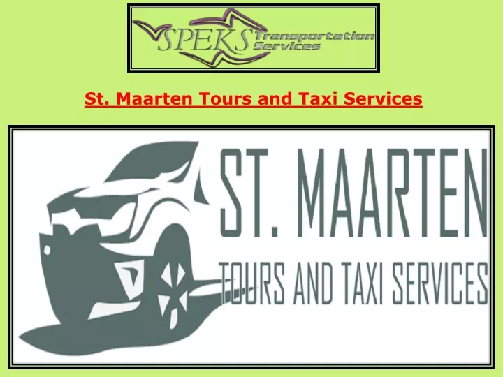 st maarten tours and taxi services