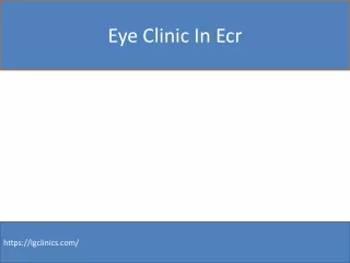 eye doctor in ecr