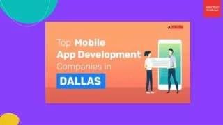 Top Mobile App Development companies in Dallas