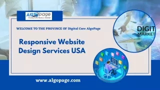 Responsive website design services USA