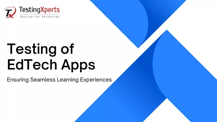 testing of edtech apps