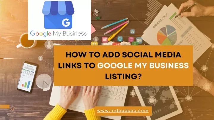 how to add social media links to google