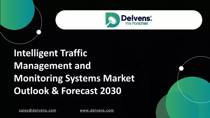 intelligent traffic management and monitoring