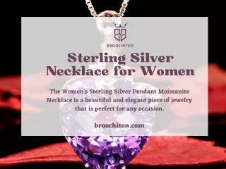 Sterling Silver Necklace for Women