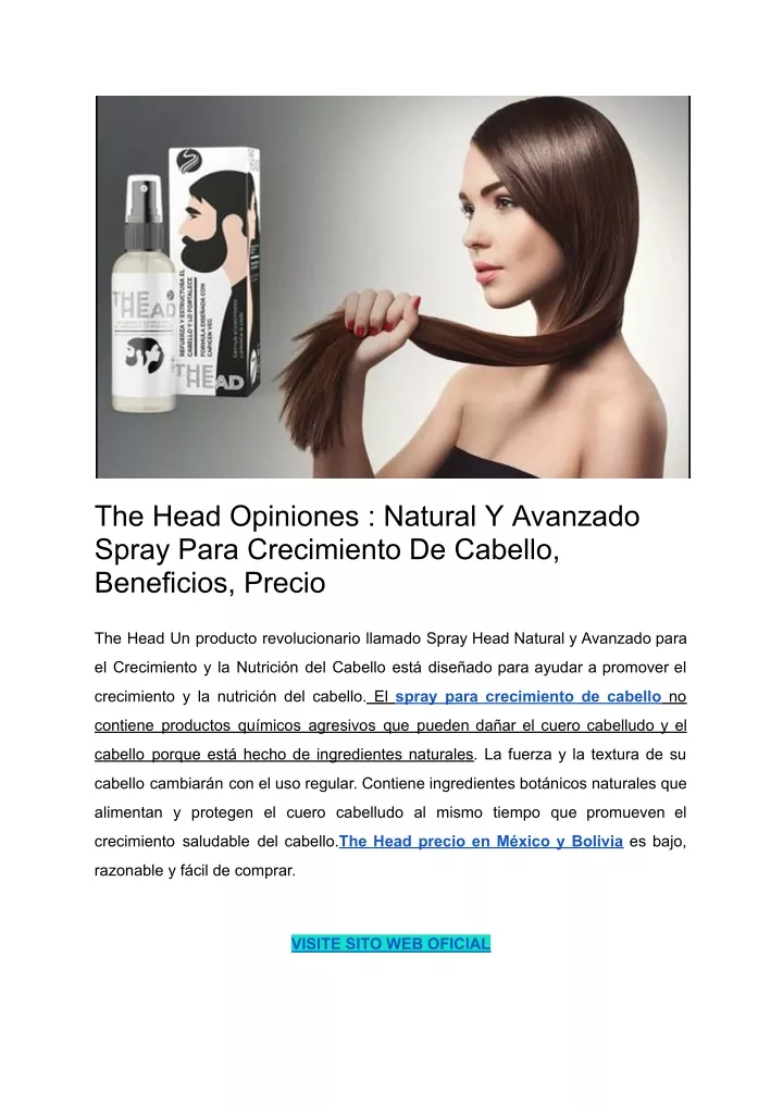 the head opiniones natural y avanzado spray para