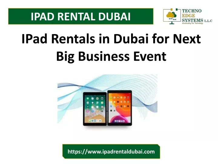 ipad rental dubai