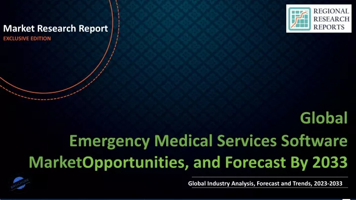 market research report exclusive edition