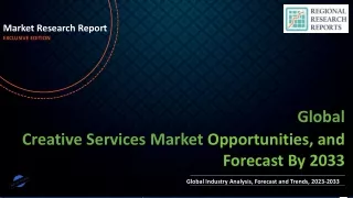 Creative Services Market to Experience Significant Growth by 2033