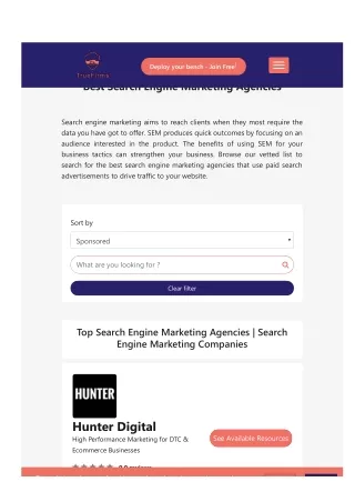 Best Search Engine Marketing Agencies