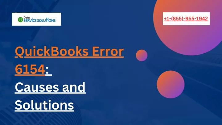 quickbooks error 6154 causes and solutions