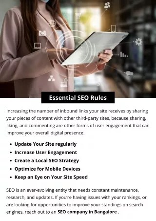 essential seo rules