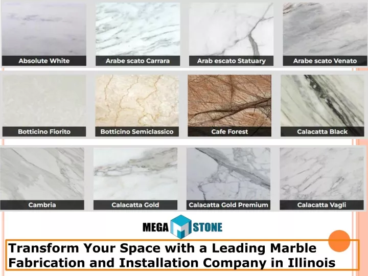 transform your space with a leading marble