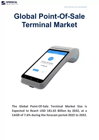 point of sale terminal market