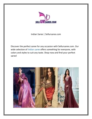 Indian Saree Sellursaree.com