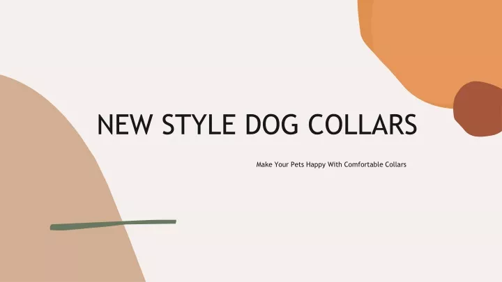 new style dog collars