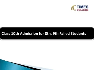 class 10th admission for 8th 9th failed students