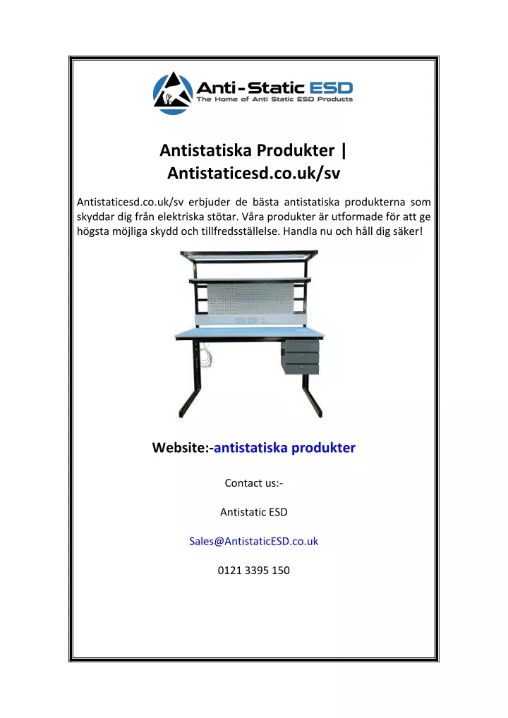 antistatiska produkter antistaticesd co uk sv