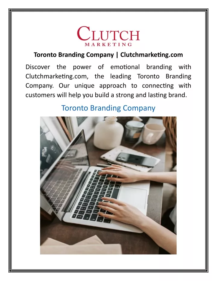 toronto branding company clutchmarketing com
