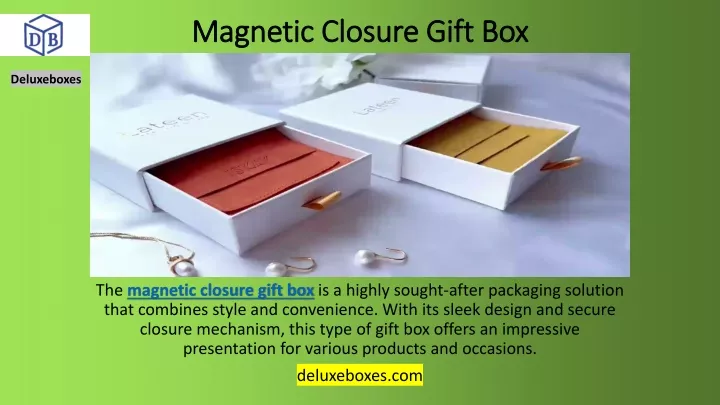 magnetic closure gift box