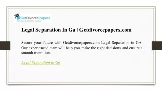legal separation in ga getdivorcepapers com