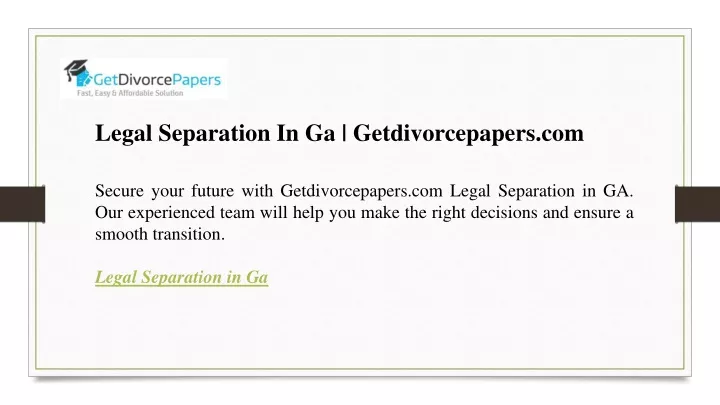 legal separation in ga getdivorcepapers com