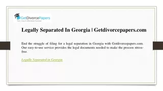 legally separated in georgia getdivorcepapers com